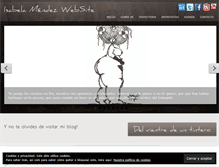 Tablet Screenshot of isabelamendez.com